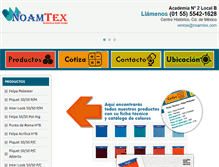 Tablet Screenshot of noamtex.com